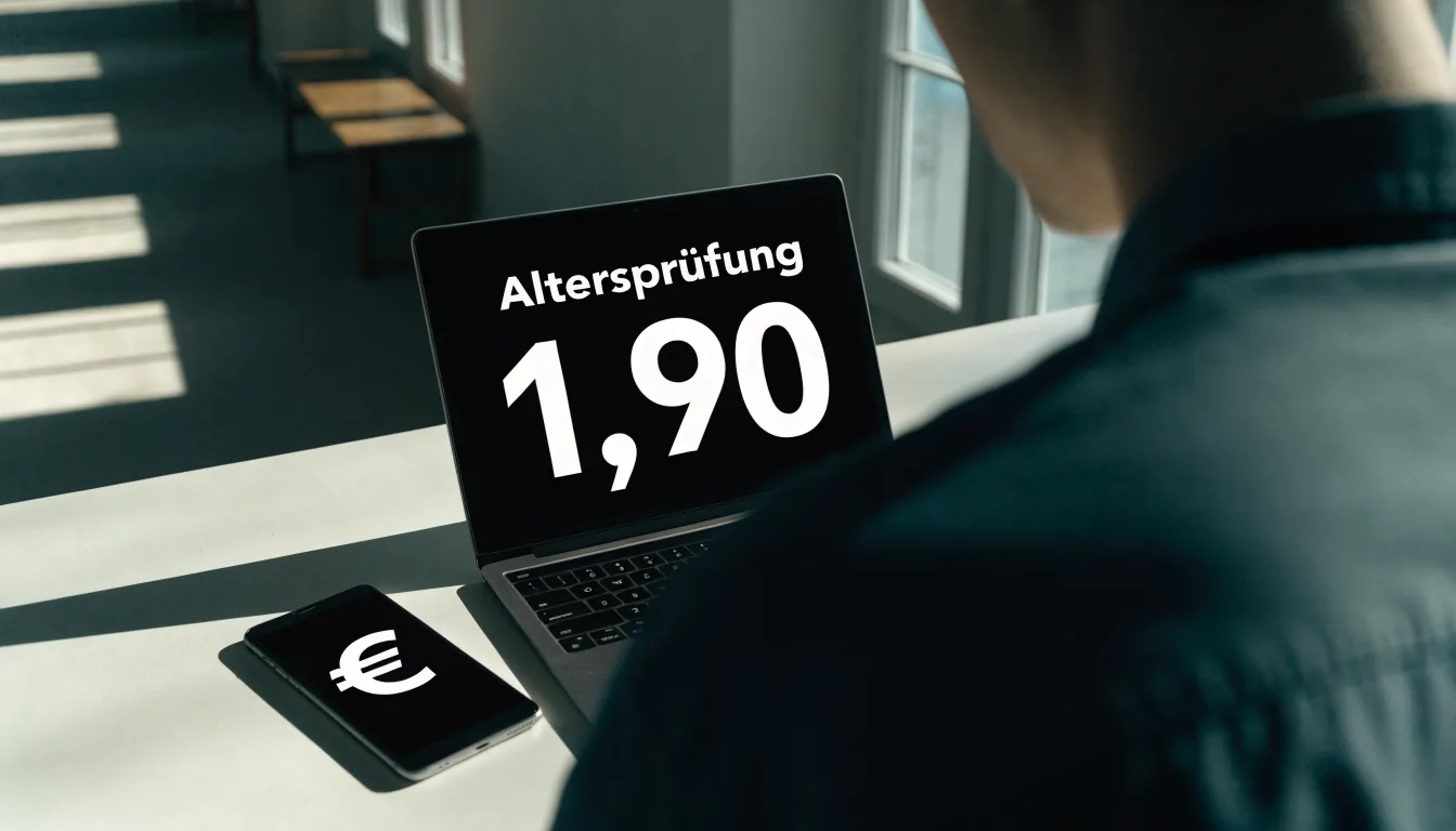 Ein heller Flur in einem Verwaltungsgebäude mit einer leeren Holzbank und einem Fenster, durch das Morgenlicht fällt.
